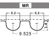 Courroie crantée Timing Belt:13568-19195