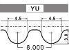 Courroie crantée Timing Belt:CDU3220